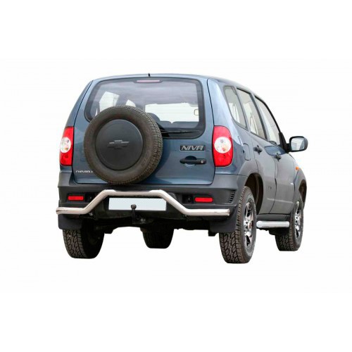Защита задн. бампера «Волна с прост.» - Chevrolet Niva RS 2123