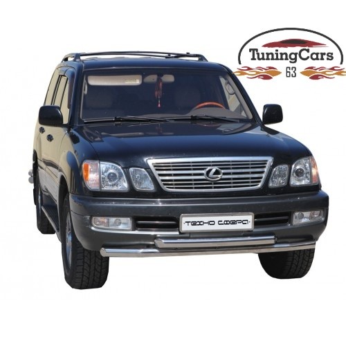 Защита ПЕРЕДА «Труба двойная» d63,5 Lexus LX 470