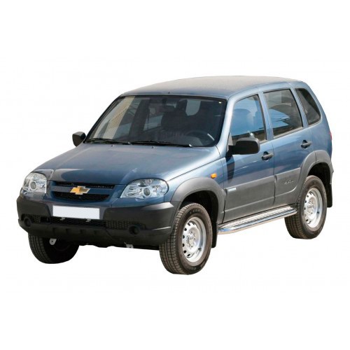 Пороги с алюмин. листом - Chevrolet Niva RS 2123